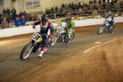 AHRMA dirt track racers