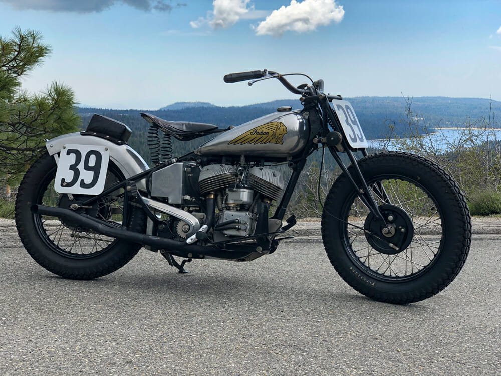 restored 1939 Indian Daytona Scout