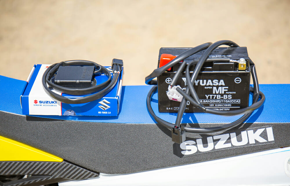 2021 Suzuki RM-Z250 power tuner