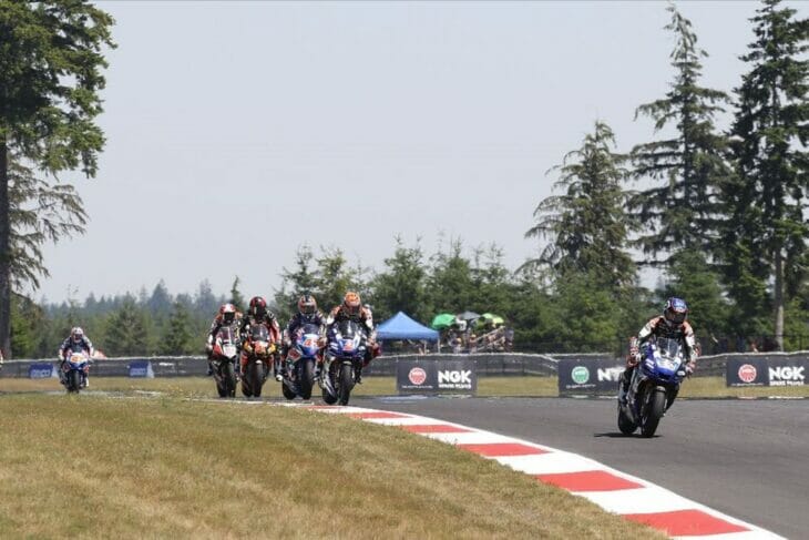 2021 The Ridge MotoAmerica Results Jake Gagne Superbike Race two Sunday action