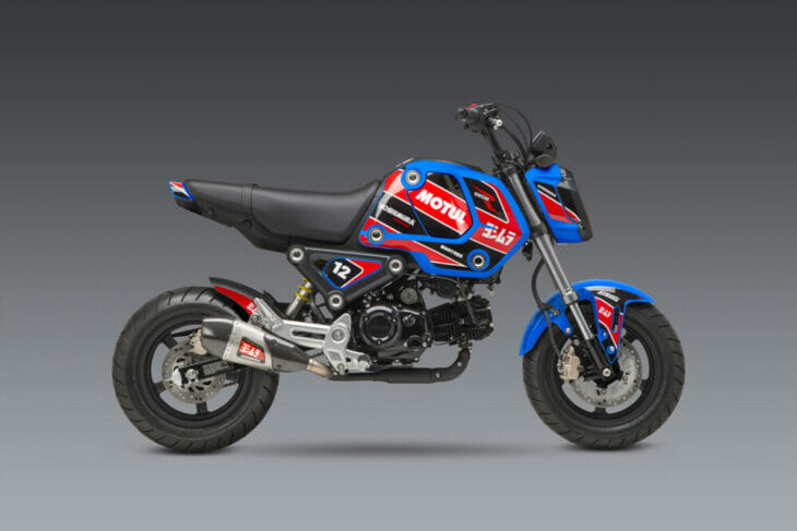 Yoshimura Introduces Limited "Race" Graphic for 2022 Honda Grom