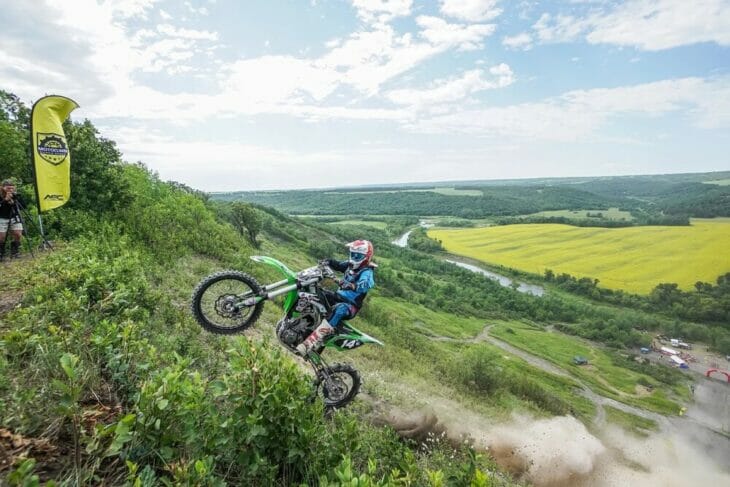 Nick Beer at the Motoclimb Brick Mine