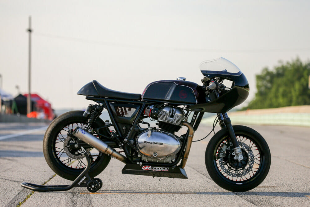 Royal Enfield 2021 Build Train Race Road Racing - Alyssa Bridges bike