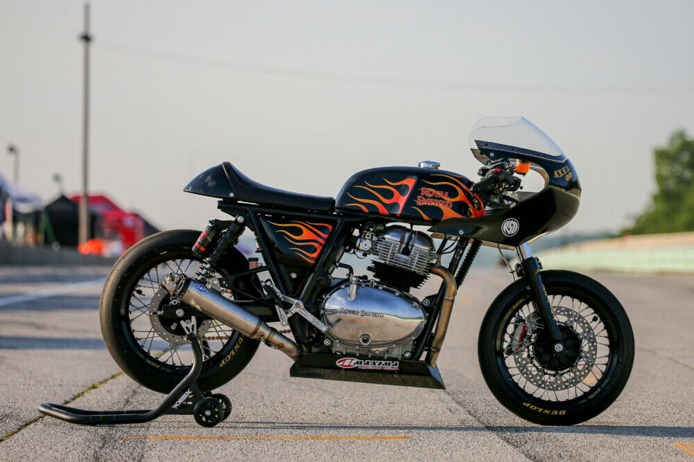 Royal Enfield 2021 Build Train Race Road Racing - Becky Goebel bike