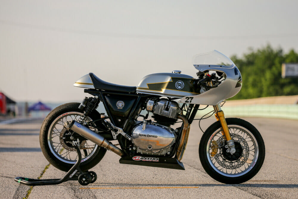 Royal Enfield 2021 Build Train Race Road Racing - Michaela Trumbull bike