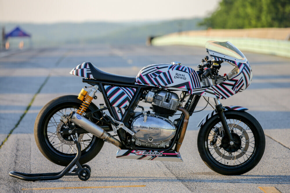 Royal Enfield 2021 Build Train Race Road Racing - Scarlett Grosselanghorst bike