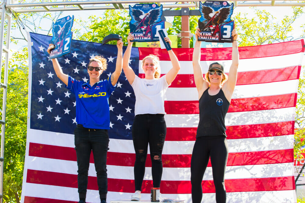 2021 Silver Mountain Extreme Enduro podium