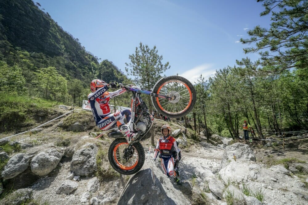 Takahisa Fujinami at 2021 TrialGP Italy