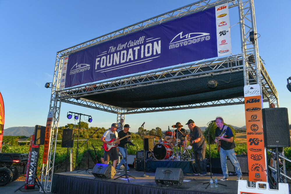 The Working Man Band at 2021 Caselli MotoDoffo Fundraiser