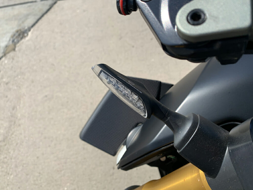 2021 Ducati Streetfighter S LED indicators