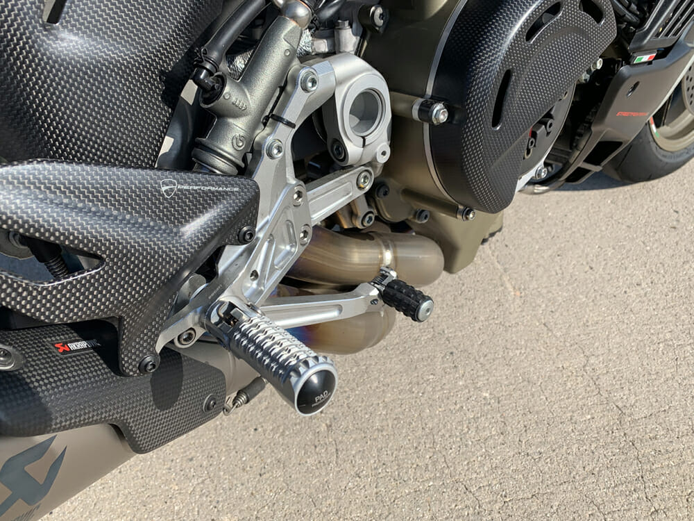 2021 Ducati Streetfighter S rearsets
