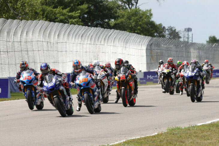 2021 Brainerd MotoAmerica Results Gagne wins race two