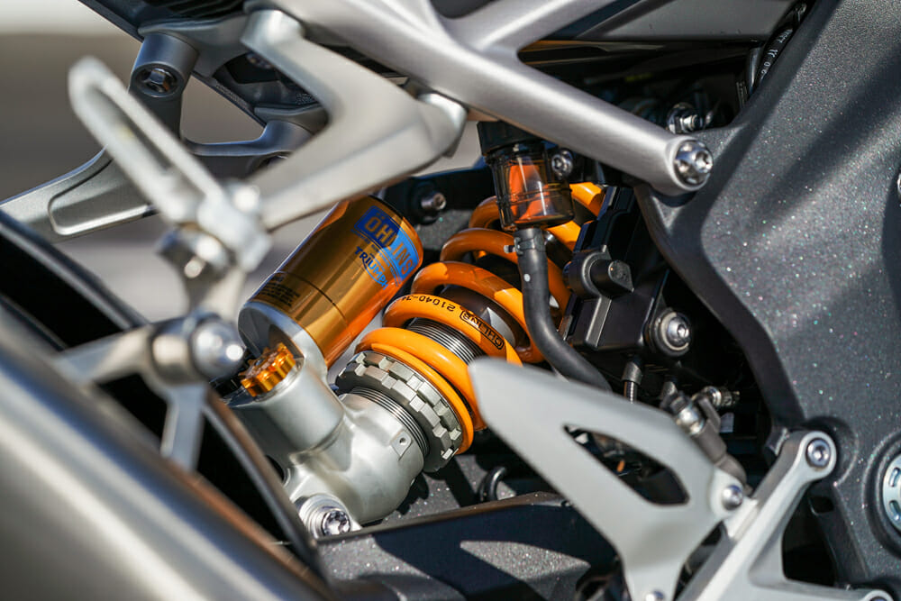 2022 Triumph Speed Triple 1200 RS suspension