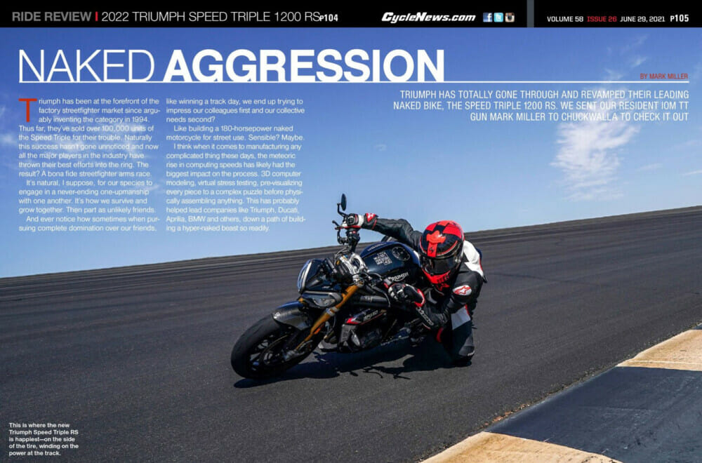 2022 Triumph Speed Triple 1200 RS Review