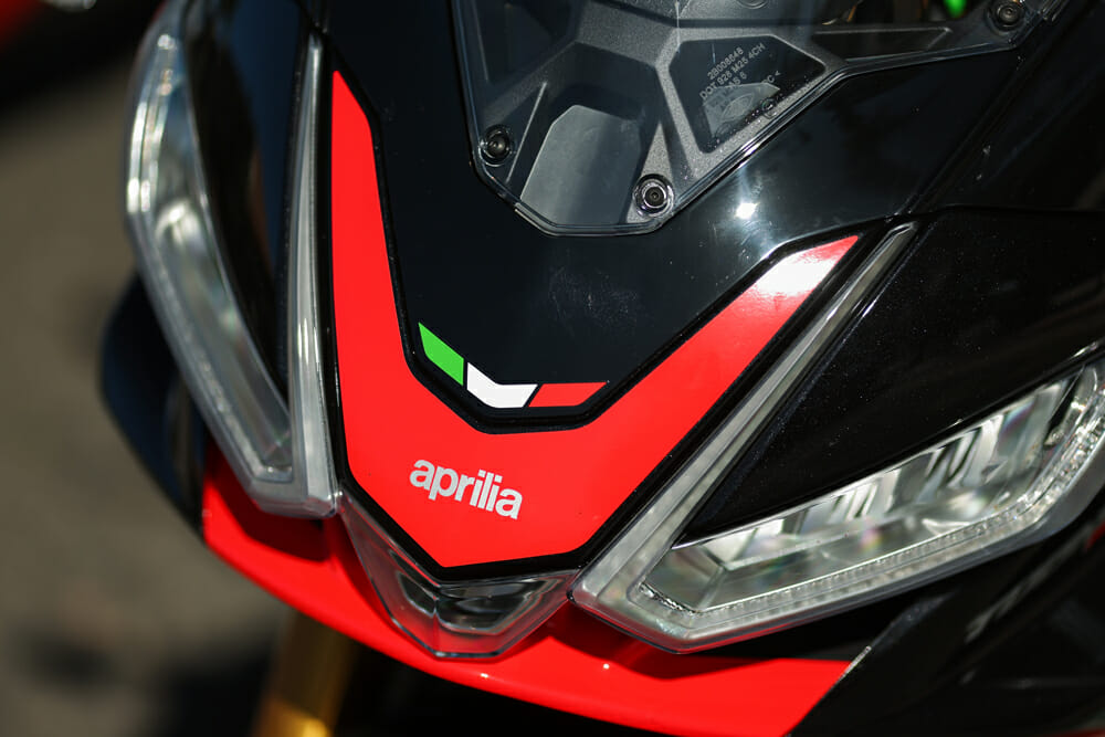 2021 Aprilia Tuono V4 LED headlights