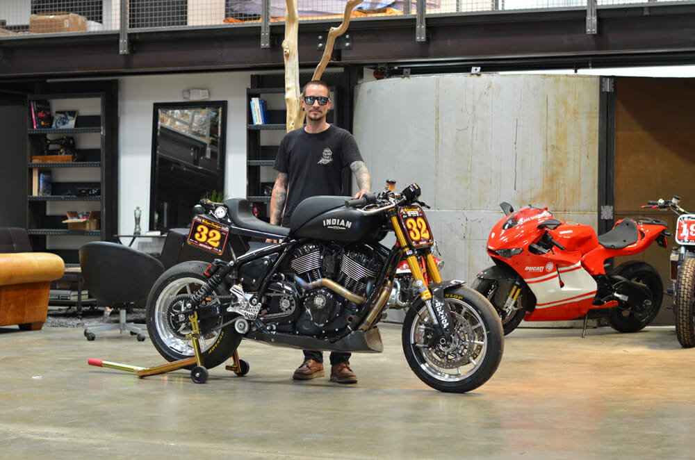 Aaron Boss and Roland Sands Design Indian Chief Build