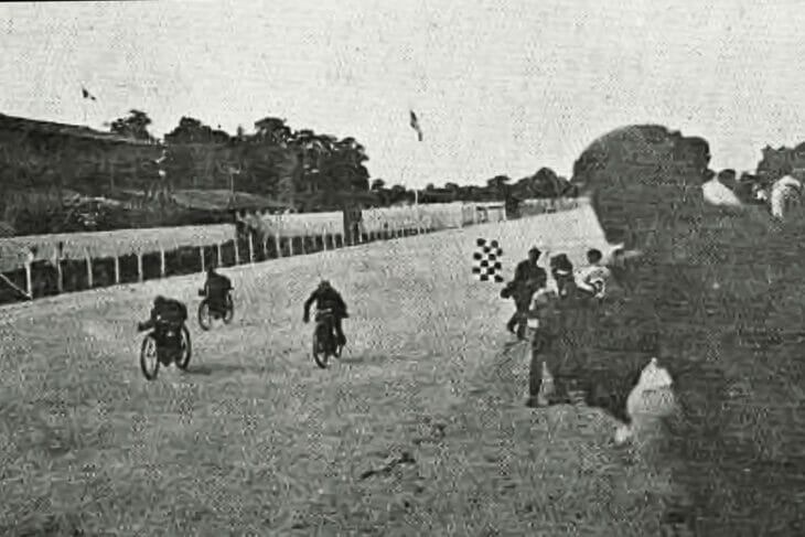Indy’s First Motorcycle Race
