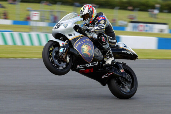 Jeremy McWilliams on KR3 at Donington Park