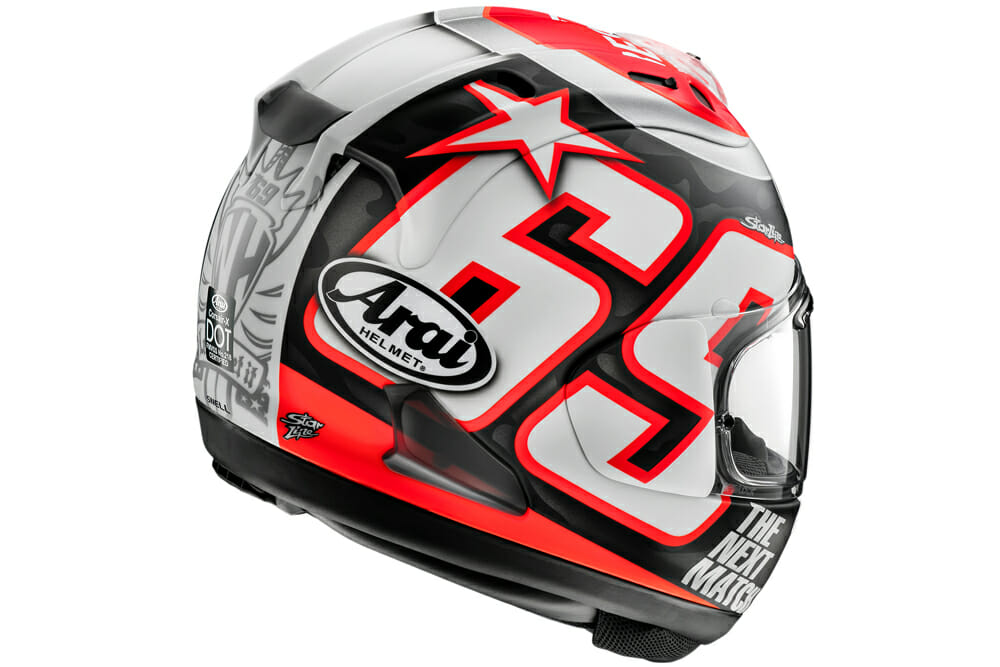 arai corsair x statement helmet Corsair-X Solid Adult Street Motorcycle Features intermediate oval shape which fits the majority of head shapes in the North American markets Arai Corsair-X Dani Samurai-3 Helmet