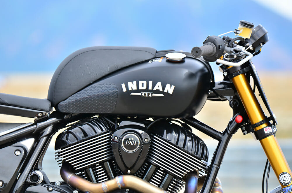 RSD Indian Chief Build with Saddlemen seat