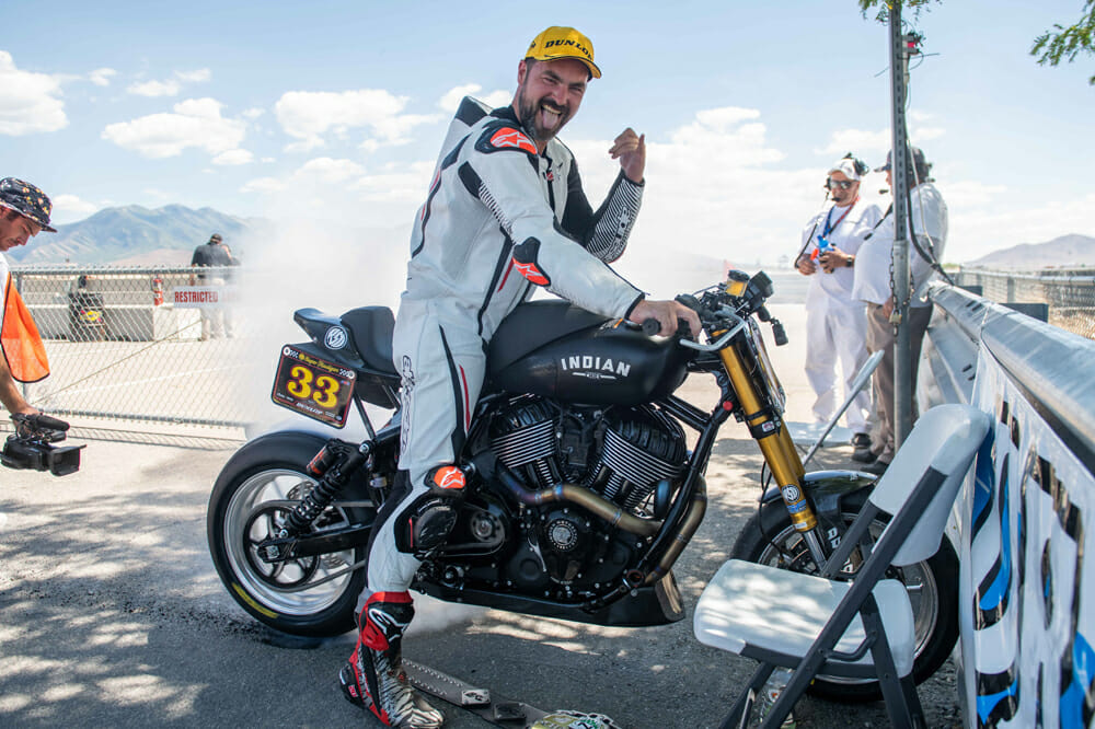 Rennie Scaysbrook wins 2021 Utah Bagger Racing League race