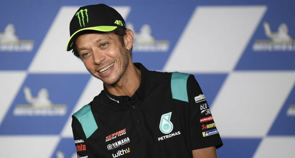 Valentino Rossi is retiring from motorcycle racing