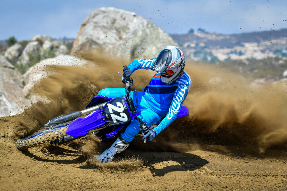 2022 Yamaha YZ250F action