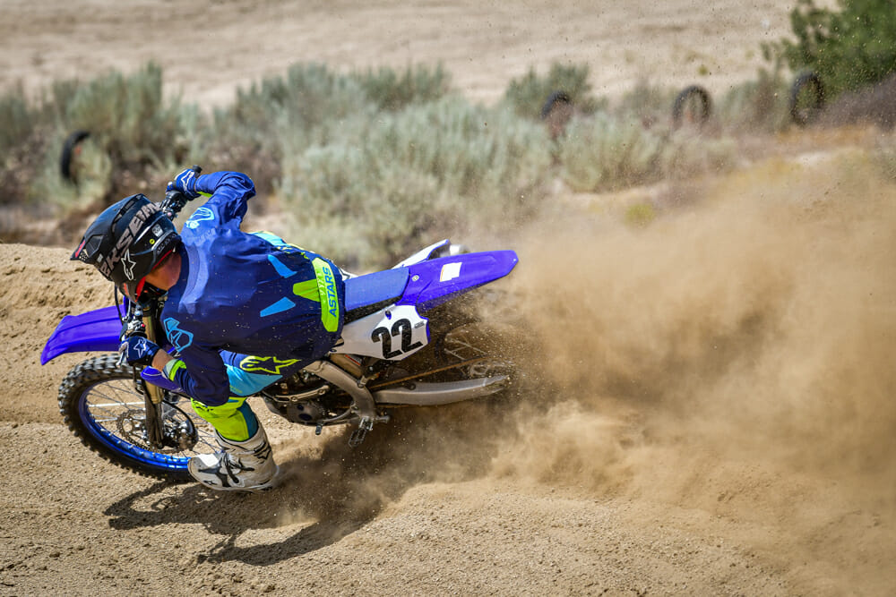 2022 Yamaha YZ450F action