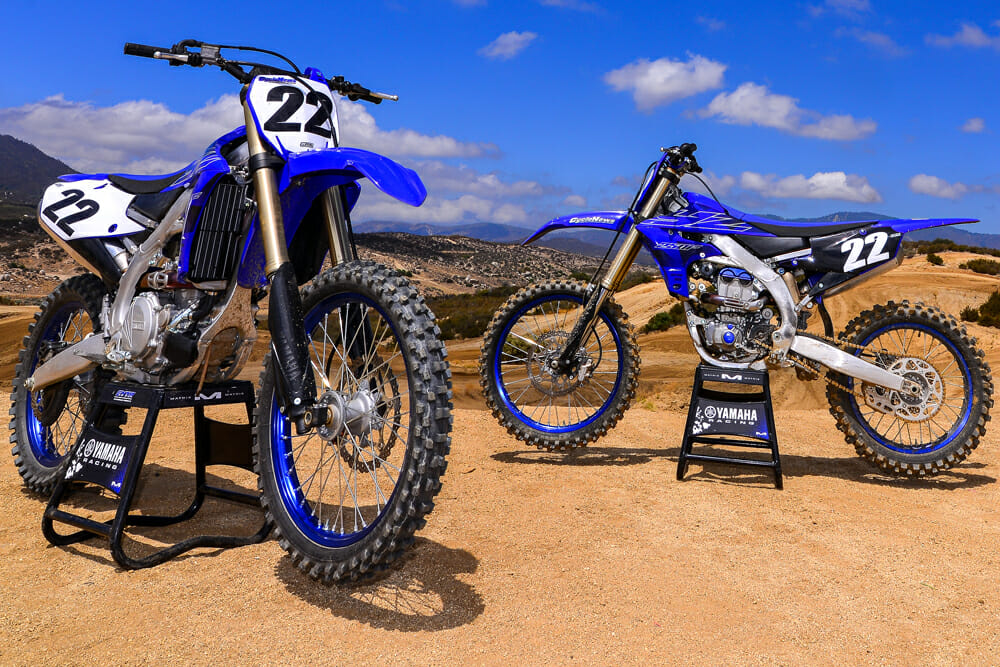 2022 Yamaha YZ250F YZ450F Review Cycle News