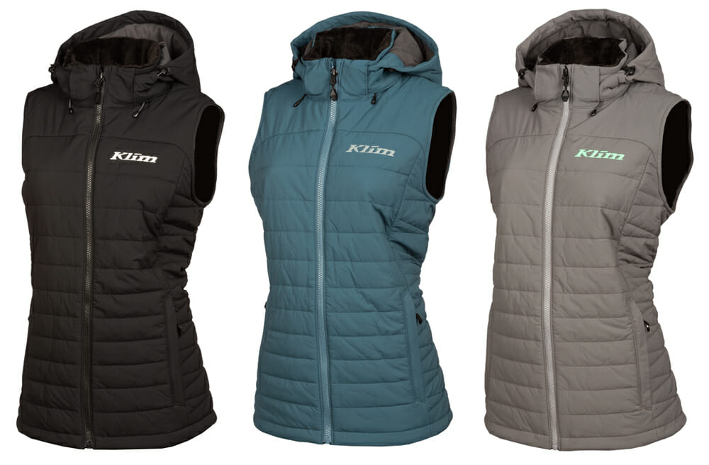  KLIM Women's Arise Insulated Mid-Layer Vest - Size Extra Small  - Crystal Blue - Castlerock : Automotive