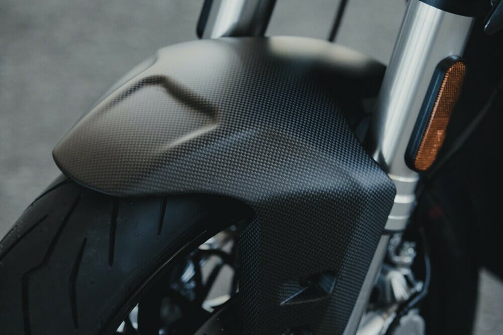 Zero Motorcycles Limited-Edition Quickstrike carbon fiber fender