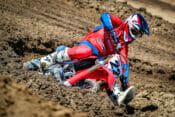 2022 Honda CRF450R cornering