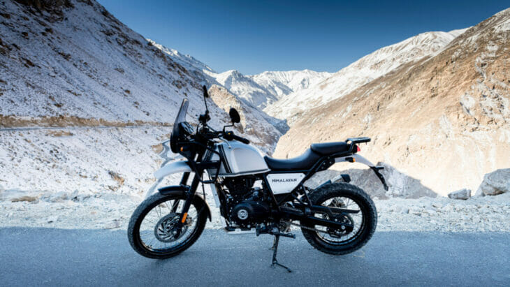 2022 Royal Enfield Himalayan Tracker mountains