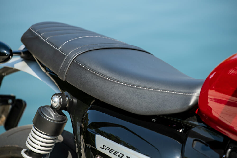 2022 Triumph Speed Twin seat