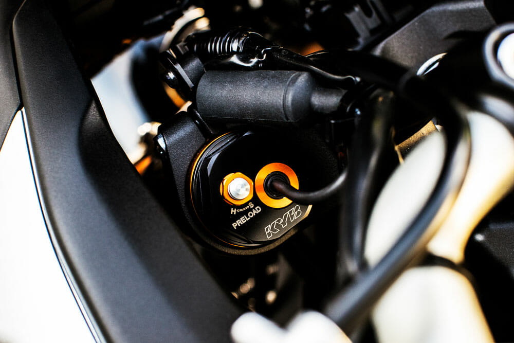 2022 Yamaha Tracer 9 GT suspension