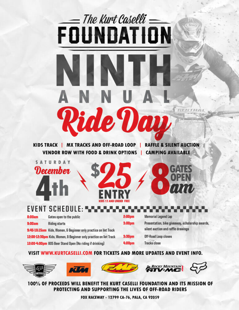 kurt caselli ride day