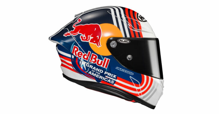 HJC RPHA 1 Red Bull Austin GP Helmet