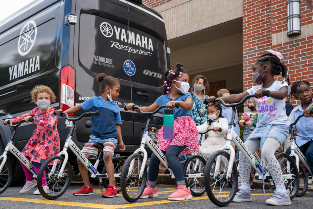 Yamaha funds six all-kids bike programs in Georgia and California