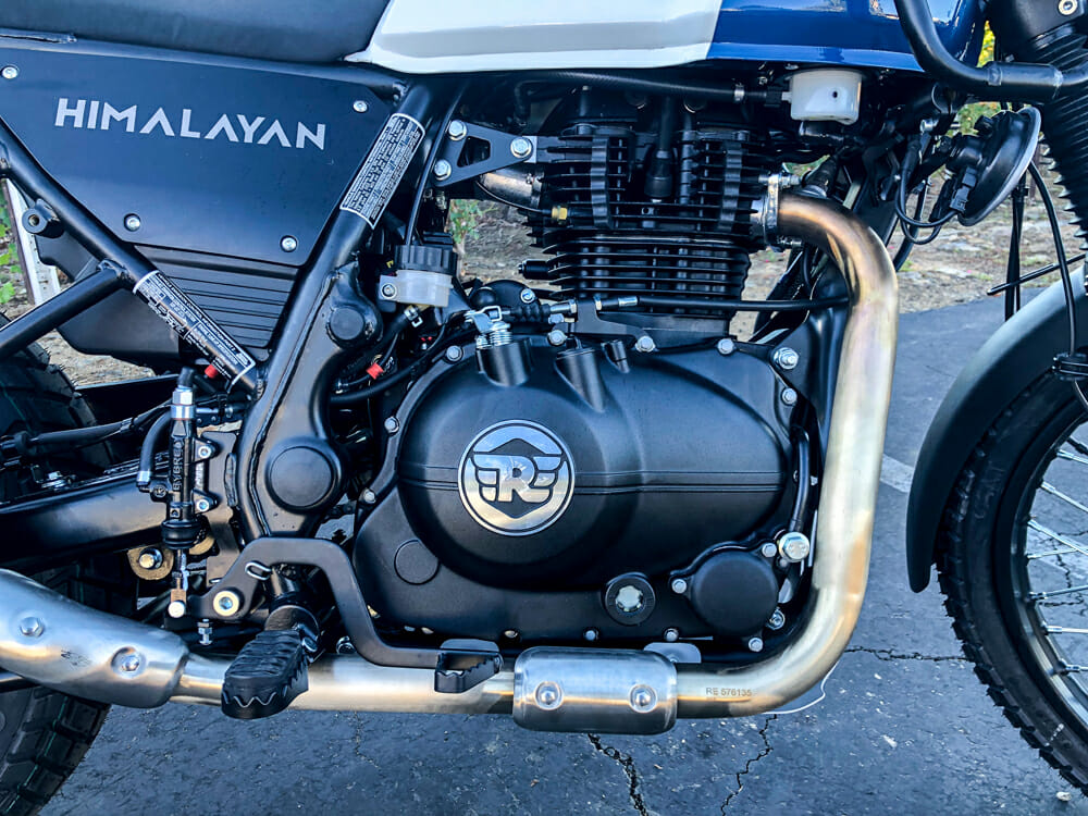 2022 Royal Enfield Himalayan engine