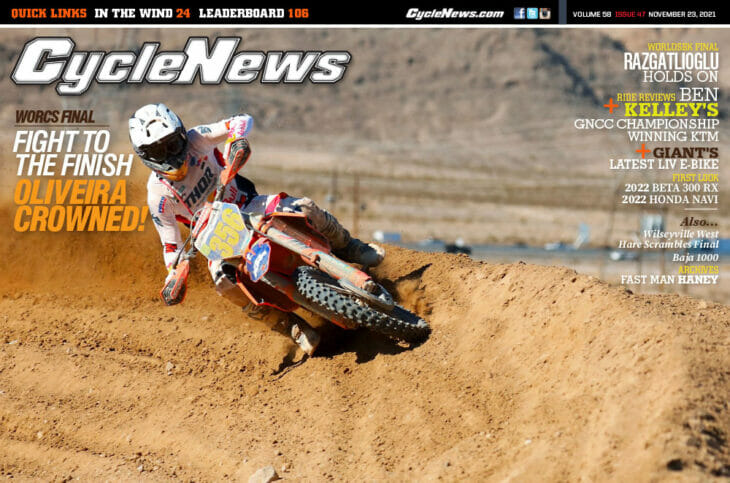 Cycle News 2021 Issue 47 Cover