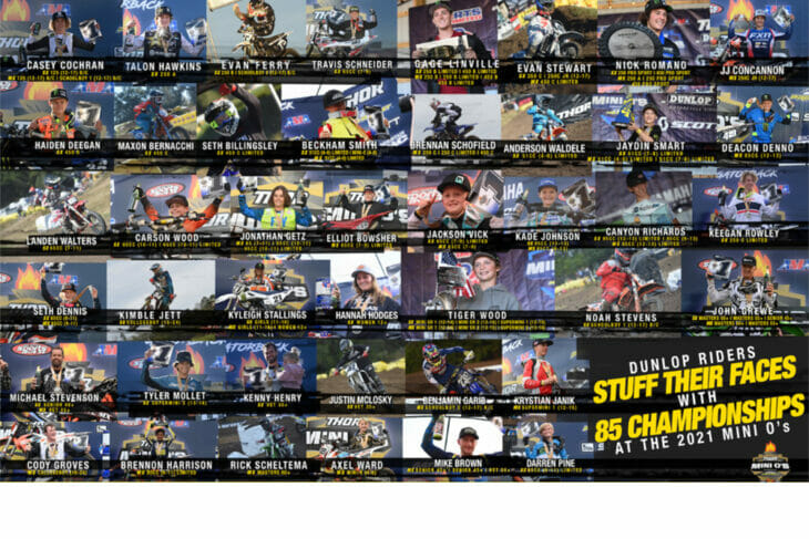 Dunlop Wins 85 Championships at the 50th annual Mini O’s