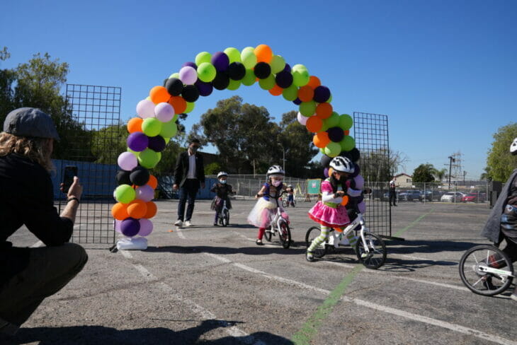 LAUSD Pilots All Kids Bike Program in Los Angeles Kindergarten PE Classes