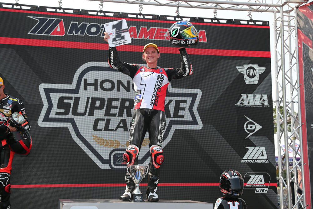 Jake Gagne 2021 MotoAmerica Superbike Champion