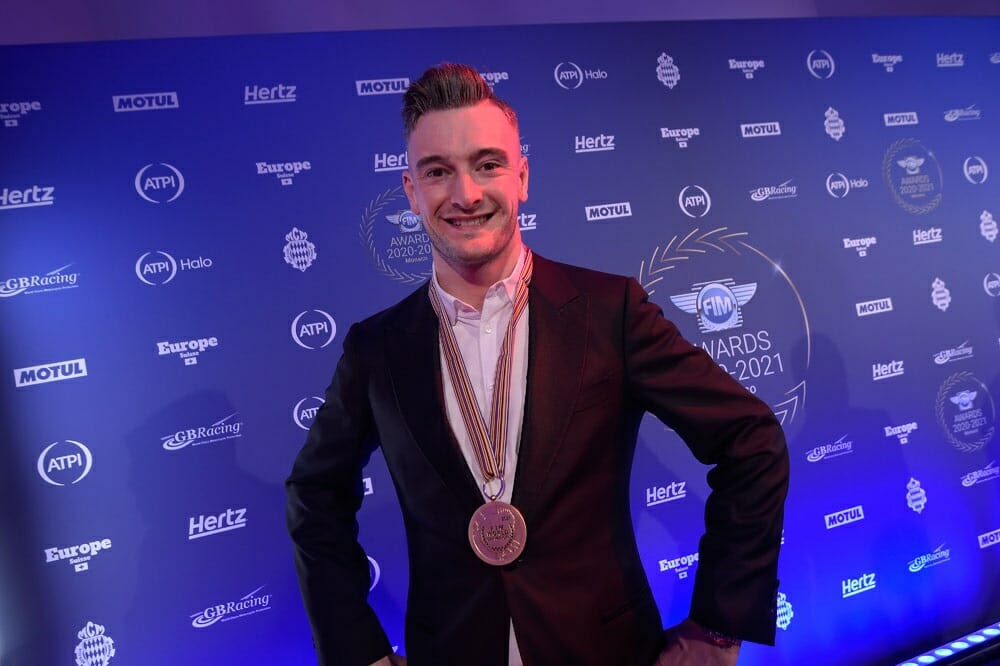 Jeffery Herlings at FIM 2020-21 Awards Banquet