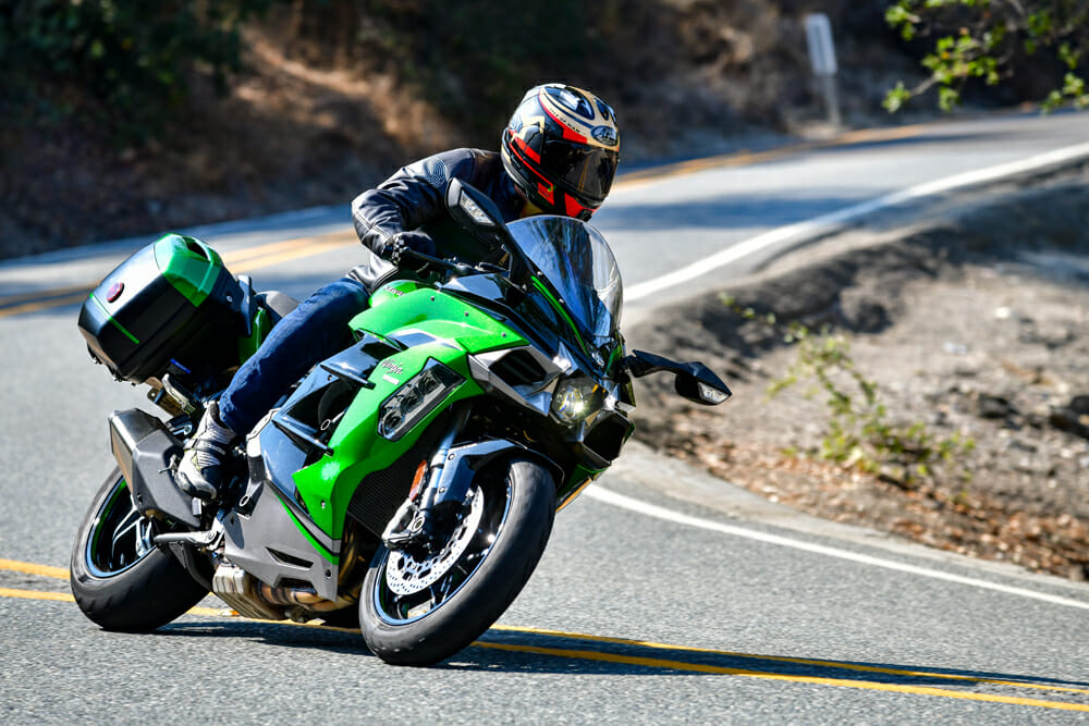 Rennie Scaysbrook on the 2021 Kawasaki H2 SX SE+