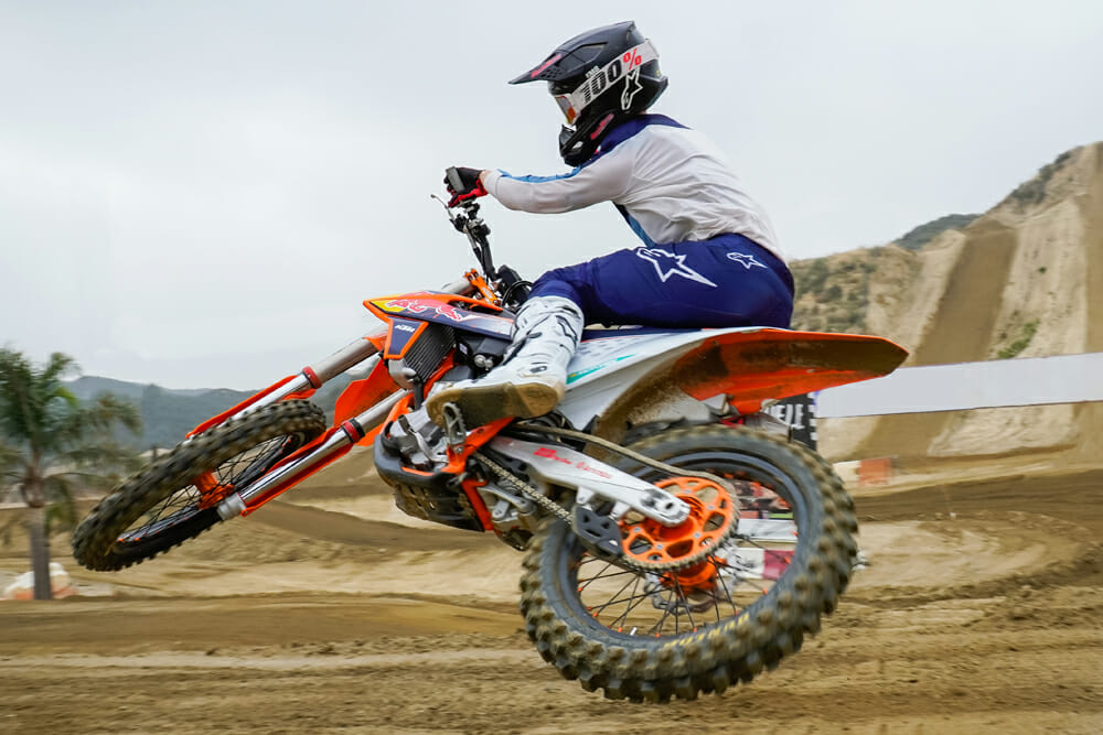 Ryan Nitzen on the 2021 KTM 450 SX-F Factory Edition