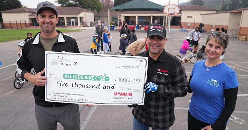 Yamaha Bicycles and All Kids Bike Program