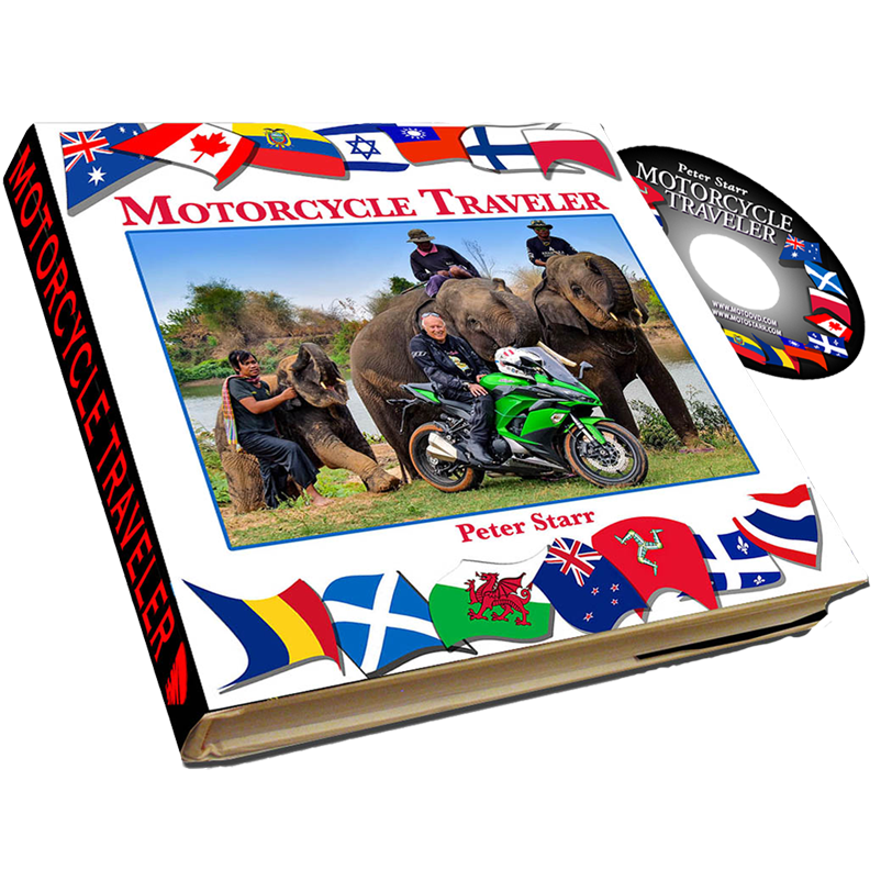 Motorcycle Traveler Book & DVD by Peter Starr