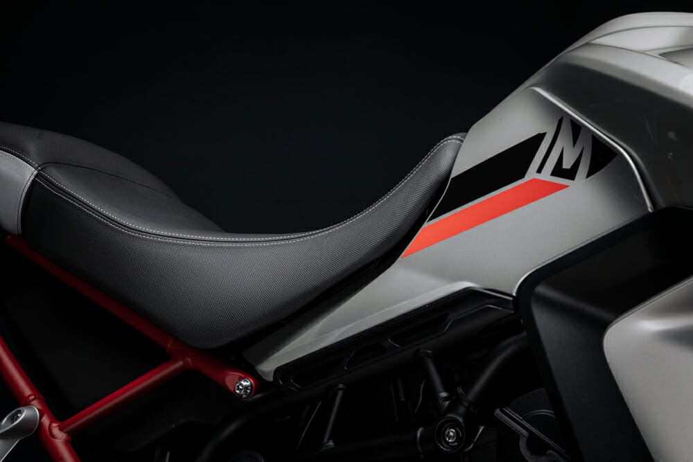 Triumph Tiger 900 Rally Pro seat, Triumph's one-millionth bike