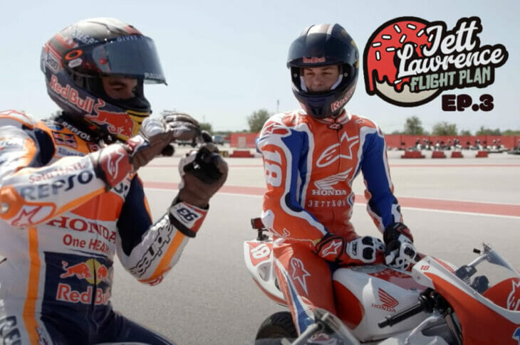 Jett Lawrence Races MotoGP World Champ Marc Marquez